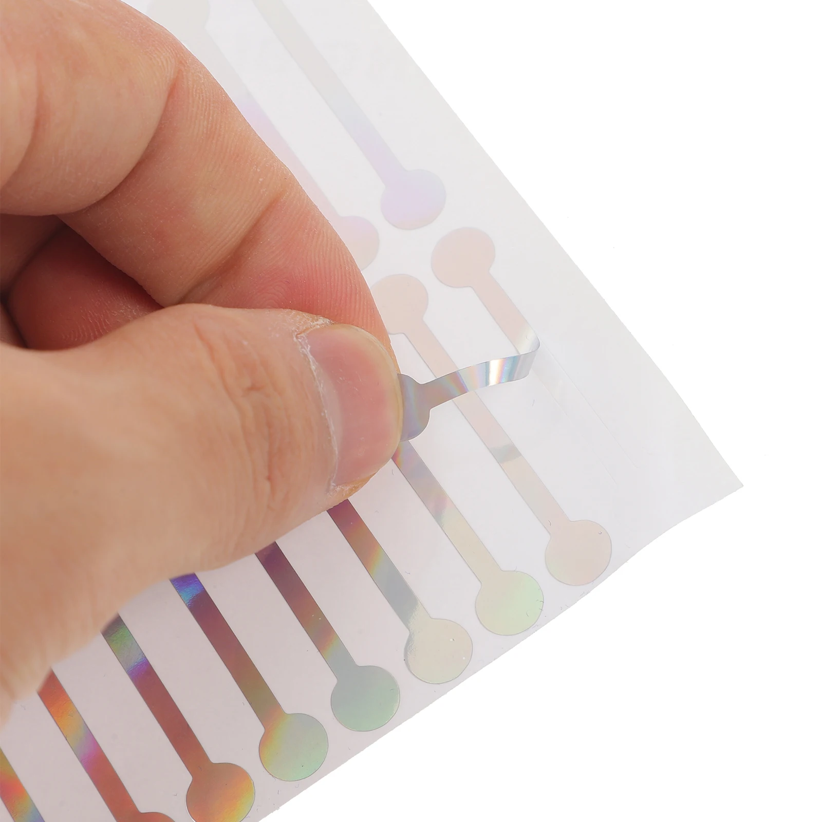 

500Pcs Sealing Sticker Tamper Proof PVC Material Easy to Use for Bottle Essential Oil Tube Packaging Box Decorative