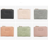 Vintage PU Leather Money Coin Purse 6 Colors Multifunctional Mini Money Bag Zipper Clutch Bag Women Men