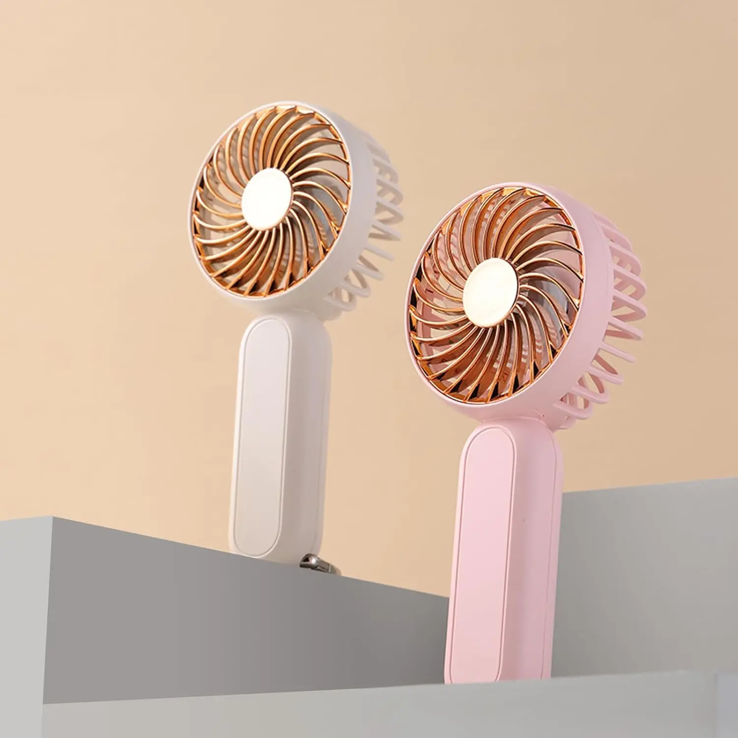 Портативный портативный мини-вентилятор с 3 скоростями USB перезаряжаемые персональные маленькие вентиляторы для девочек и женщин, путешествия