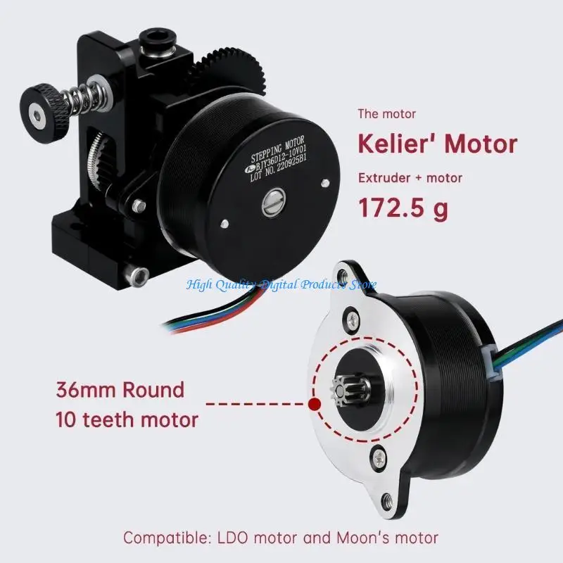 U2JE модернизированный -принтер All Metal Hgx Lite Extruder с набором Hightemperature Motor для Ender3 Ender3v2 CR10S CR10S