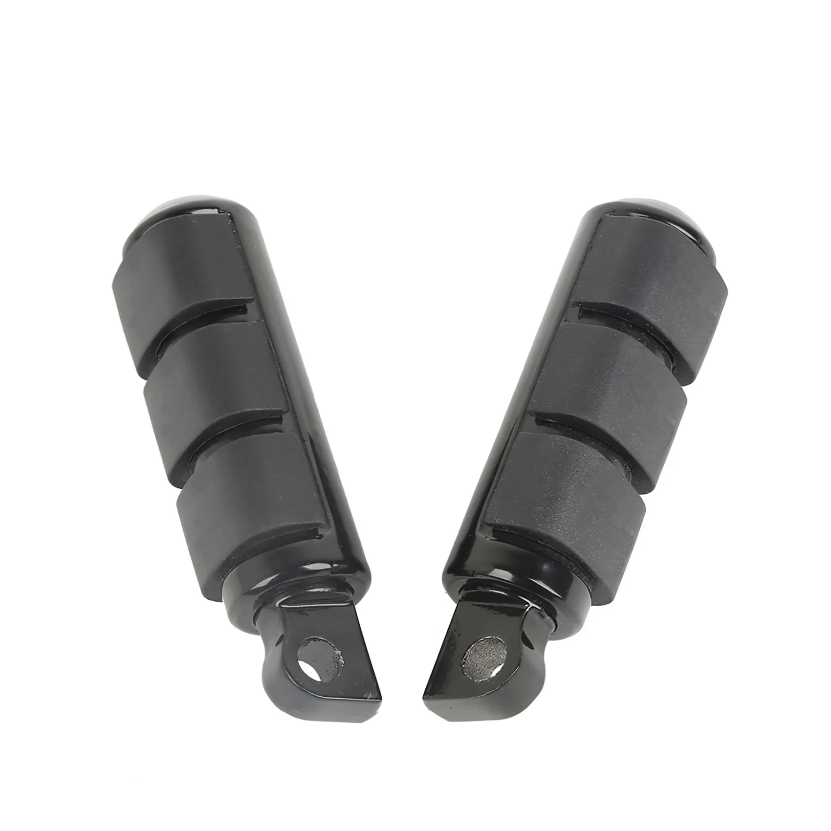 Motorcycle Black/Chrome 3/8\'\' Hole Footpeg Foot Peg For Harley SOFTAIL FXST DYNA FXWG FXR XL1200 883 Sportster Low Rider Street