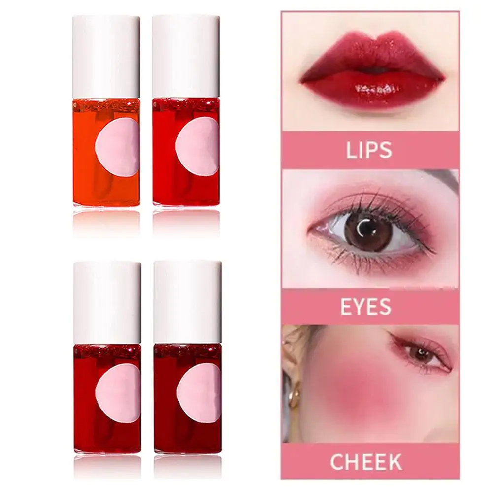 Moisturizing Lip Tint Lips Cheek Dual Use Rouge Waterproof Long Lasting Non-stick Cup Nourishing Makeup Beauty Cosmetics