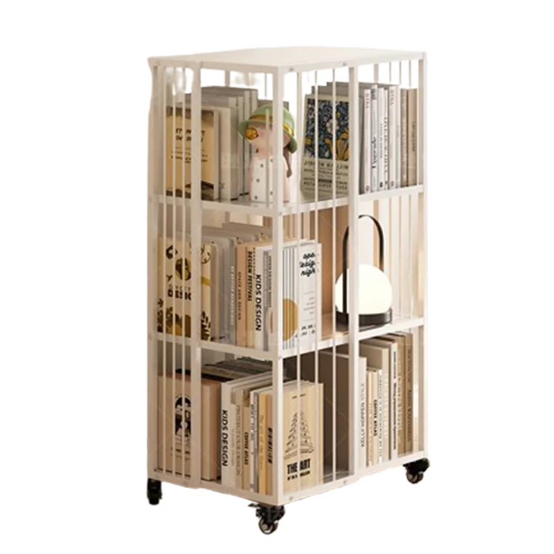

For Cylinder Rotating Bookcase Exsesor Expandors Room Deskyop Rotating Bookcase Corner Libreros Para Habitacion Modern Furniture