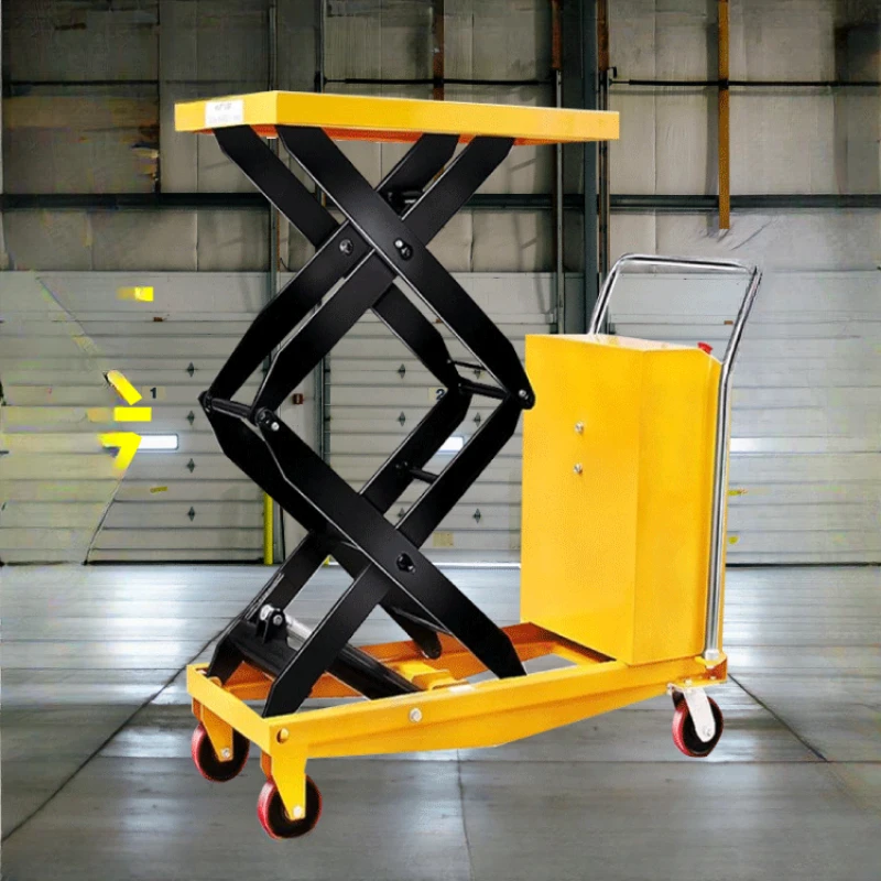 Electric lifting platform Hydraulic lift car Mobile lift Small automatic fixed lifting