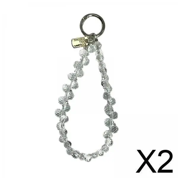 

Стеклянный браслет из бисера, брелок на запястье, подвеска для ключей, роскошная сумка, брелок для ключей для женщин, подарки