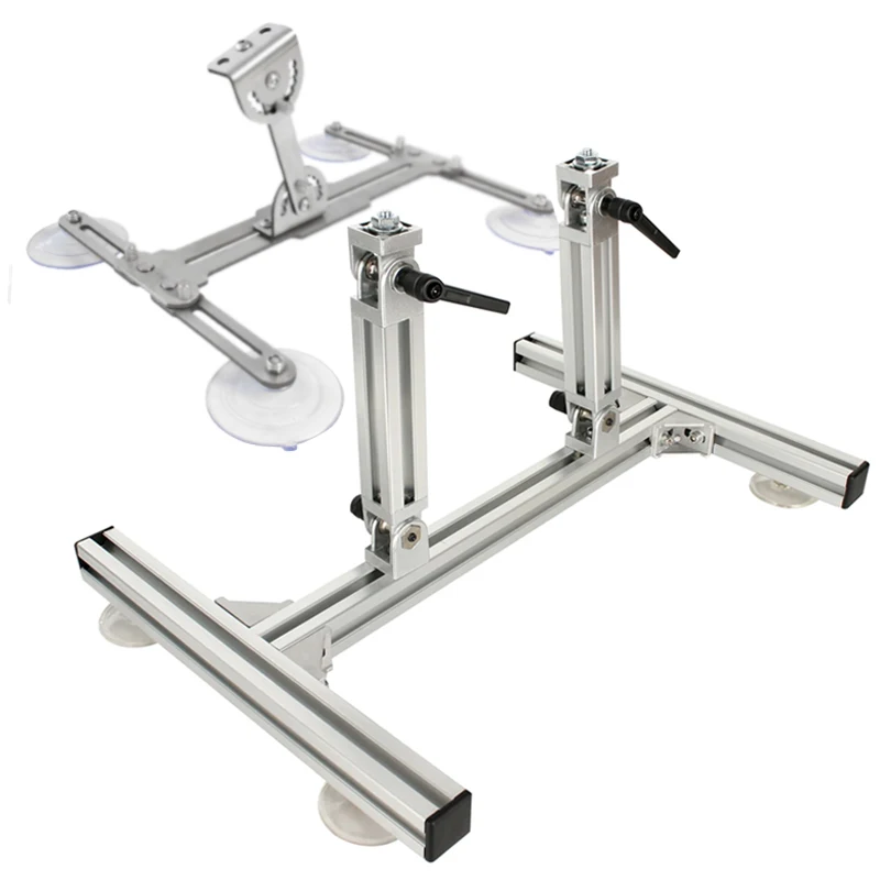 

Складная подставка-кронштейн для телескопического линейного привода из алюминиевого сплава/нержавеющей стали, регулируемый угол наклона, портативная, с присоской