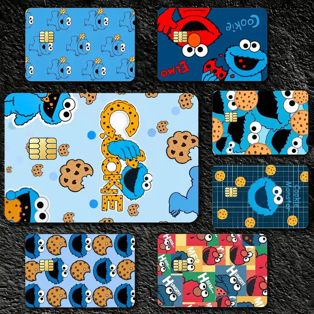 

C-Cookies Monster Cartoon Sticker Decoration Creative Bank Card Bus Metro Waterproof Sticker