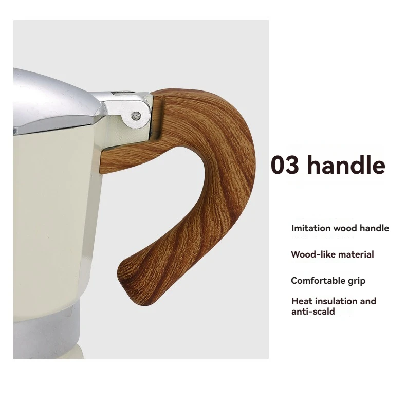 جودة عالية 6 أكواب أو 3 أكواب سعة قهوة موكا الحديثة الألومنيوم إبريق قهوة براد شاي موكا