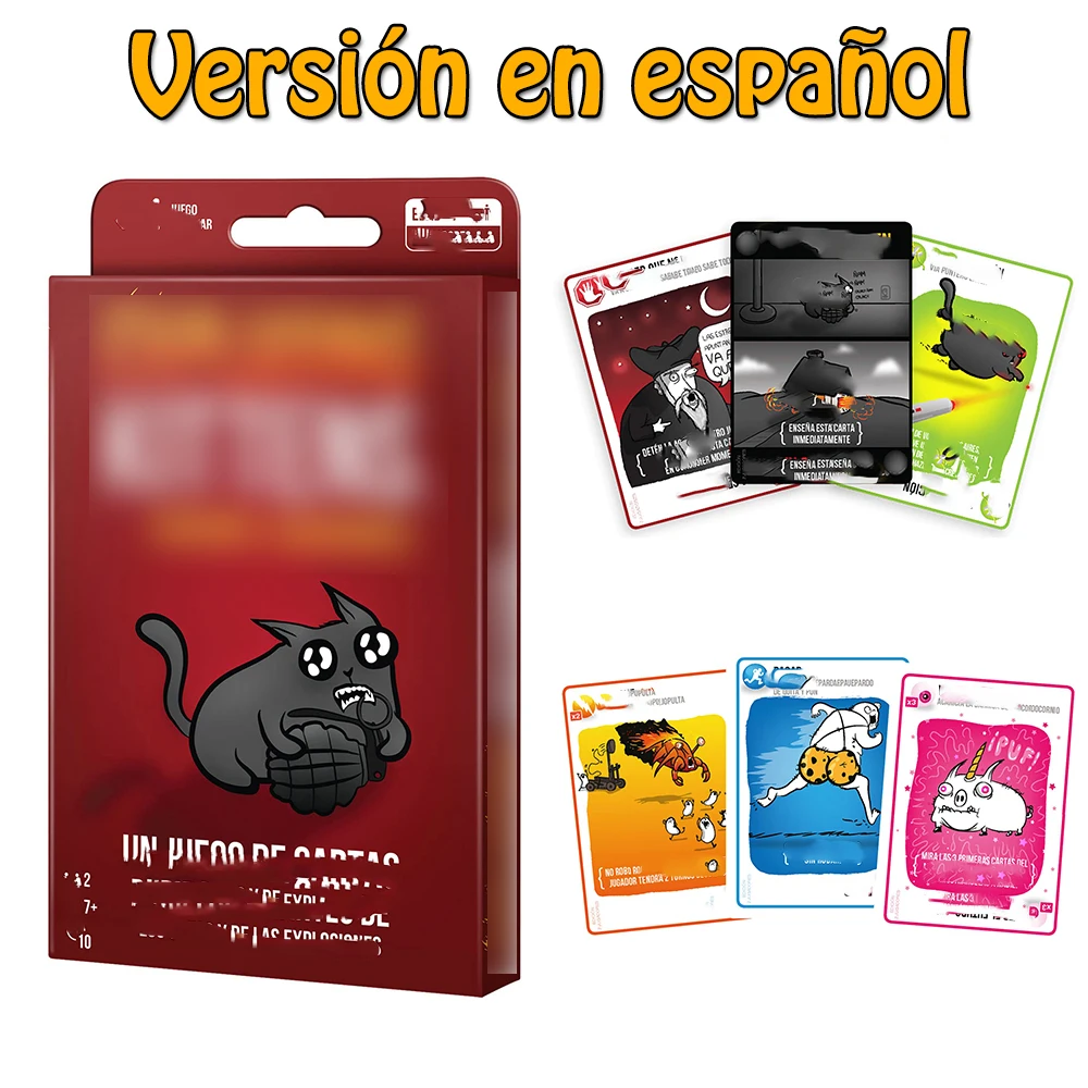 لعبة EK اللوحية espanol القط الأحمر الترفيه حفلة لعبة بطاقة الألعاب لعبة اللوحة ألعاب حفلات الأصدقاء مناسبة كهدية