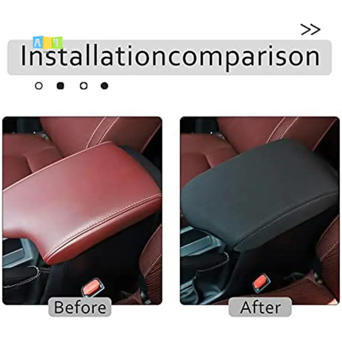 

A04E-чехол для центральной консоли для Toyota Hilux 2015 2016 2017 2018 2019 2020 2021, защитный чехол для подлокотника, аксессуары