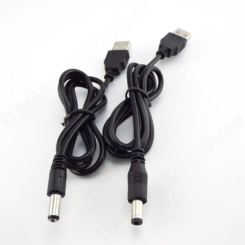 USB type A Male to DC 5.5 2.1 2.5 2.0 3.5x1.35 4.0x1.7mm mini 5pin power supply Plug Jack extend charging cable connector V27