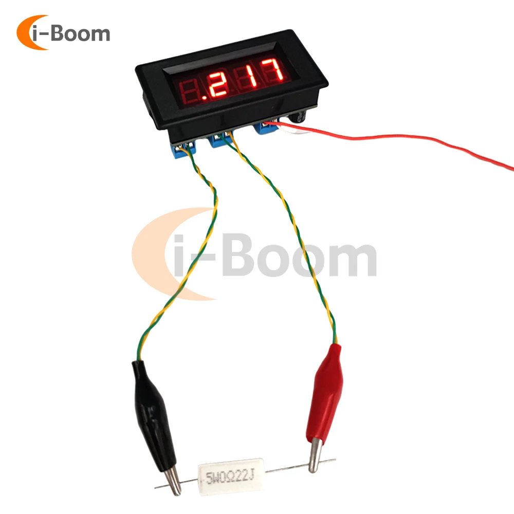 DC5V Resistance Tester Ohmmeter Digital Display DIY Electronic Practice Kit Soldering Practice Module