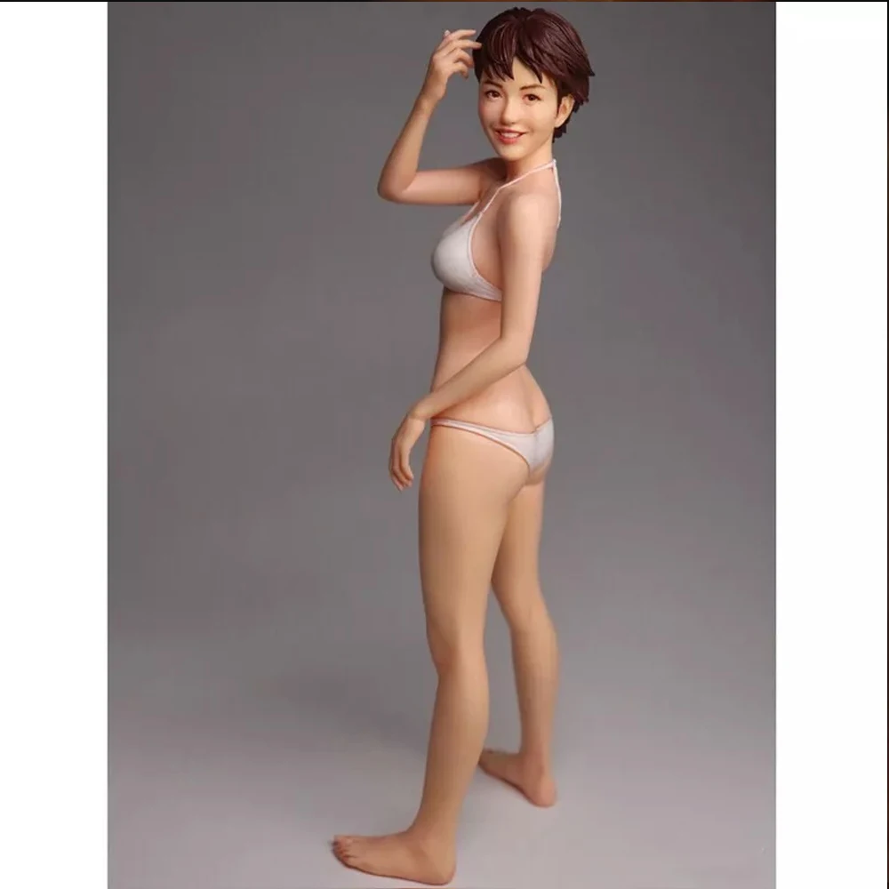 1/12 Swimsuit girl, Resin Model figure, GK, Japanese characters, Unassembled and unpainted kit