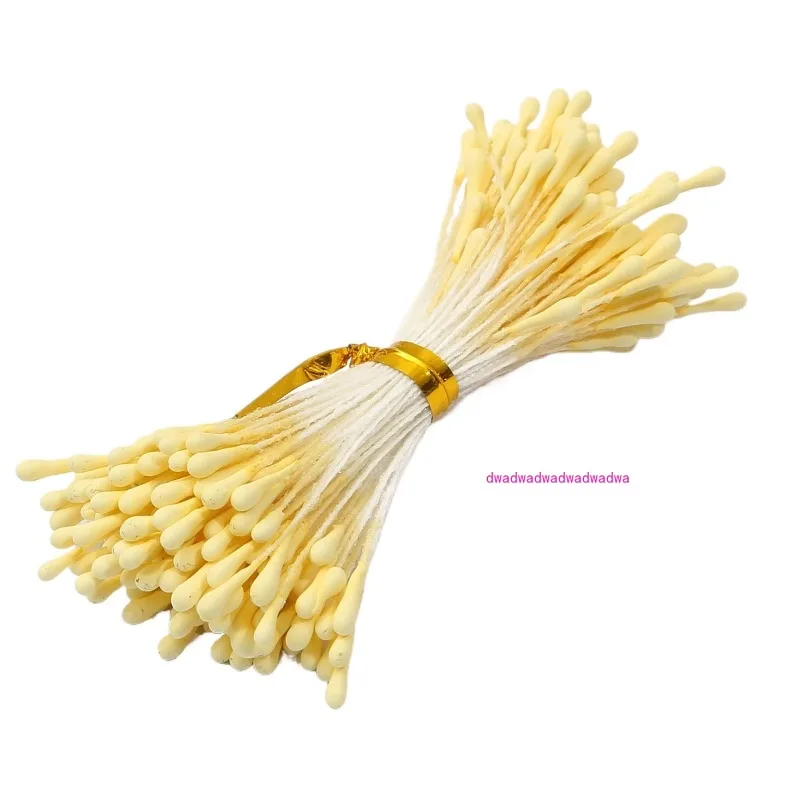 

Simulation matte flower core handmade DIY accessories, ancient style twist stick flower heart stamen hairpin hair hairpin