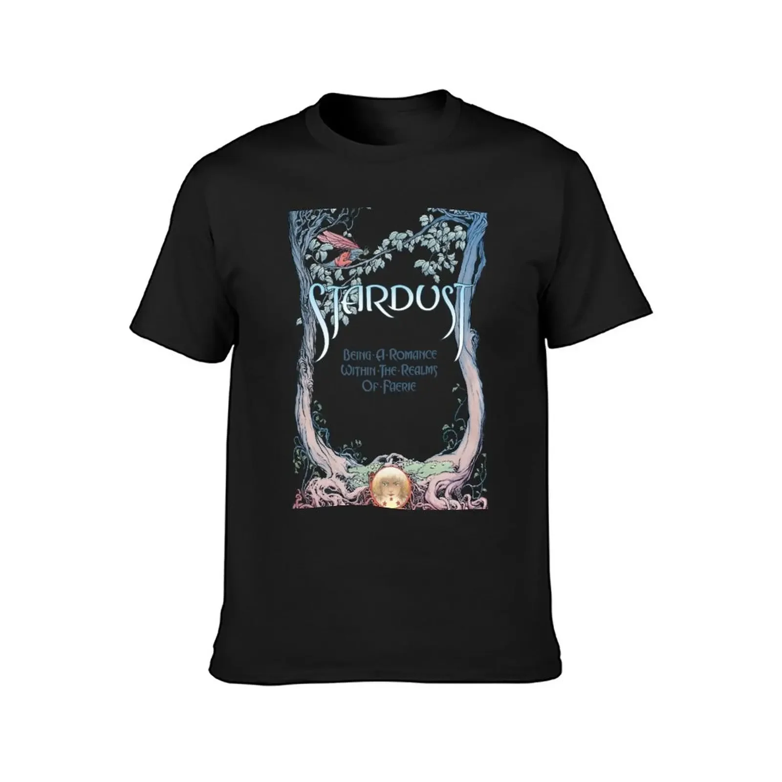 stardust, neil gaiman, cover, novel, comic, tree, faerie, star, fairy, T-Shirt Blouse Short sleeve tee men