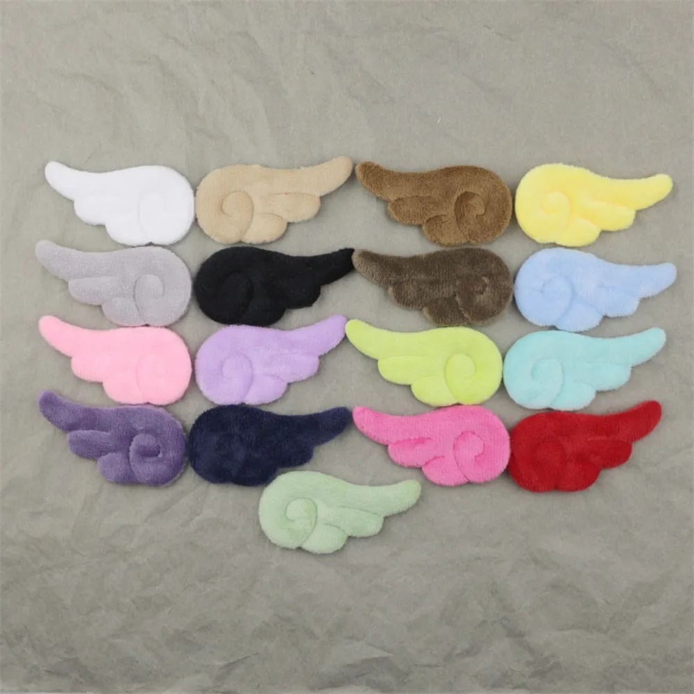 20pcs Angel Wings Super Cute Angel Wing Plush Hairpin Girl DIY Accessories Material Package Headdress