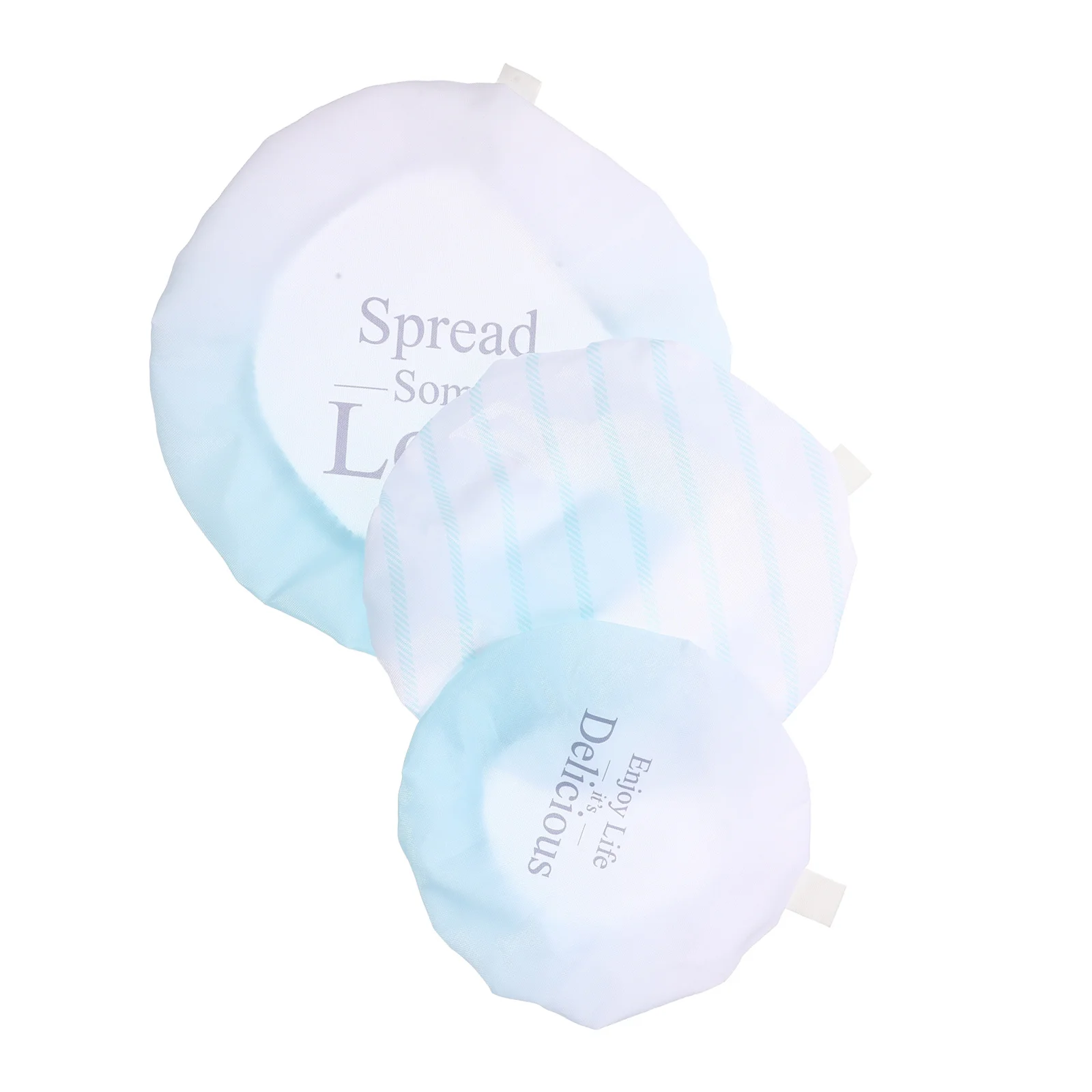 

3Pcs Stretchable Bowl Covers Reusable Washable Food Protectors for Containers Different Sizes Kitchen Storage Solutions