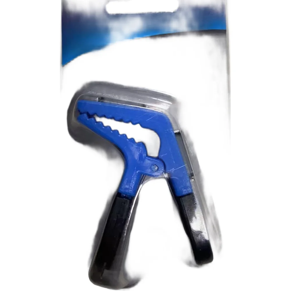 Red or Blue Paint Brush Holder with Dual Side Magnetic Clasp and Can Opener for Practical Use in Any Painting Project