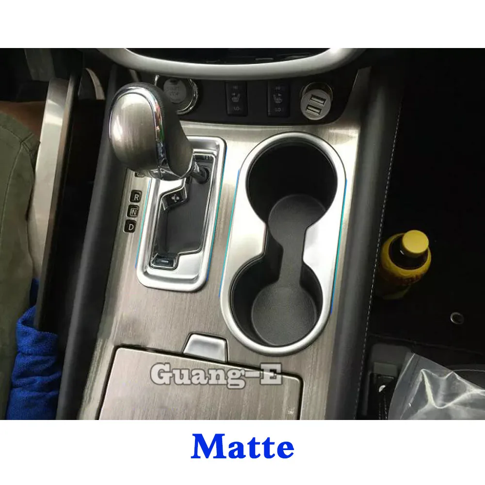 For Nissan Murano 2015 2016 2017 2018 Car Cover Stick ABS Inner Middle Shift Stall Paddles Cup Switch Knob Frame Lamp Trim 3pcs