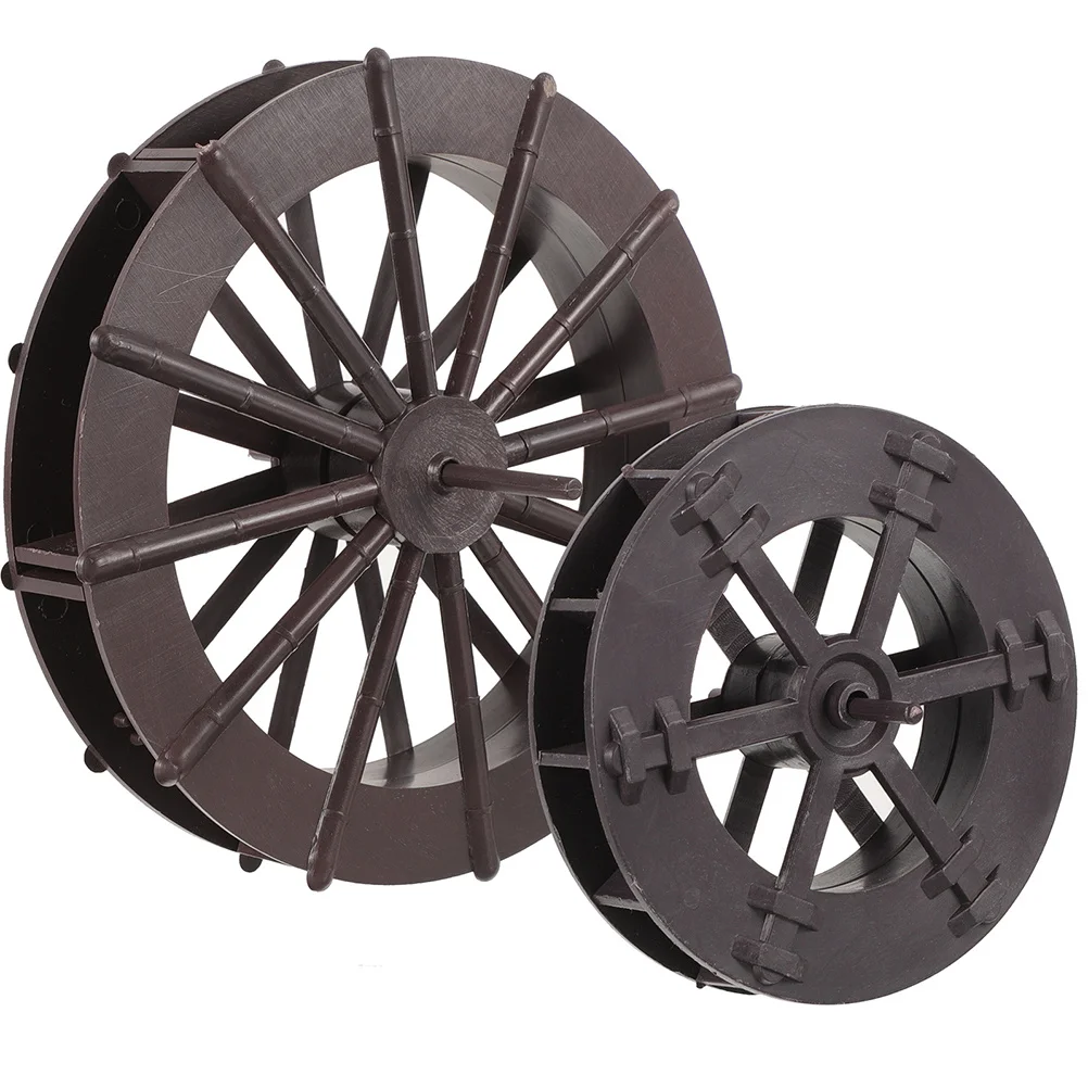 

2Pcs Feng Shui Wheel Replacement Lightweight DIY Fish Tank Fountain Wheel for Aquarium Garden Tabletop Water Fountain Decor