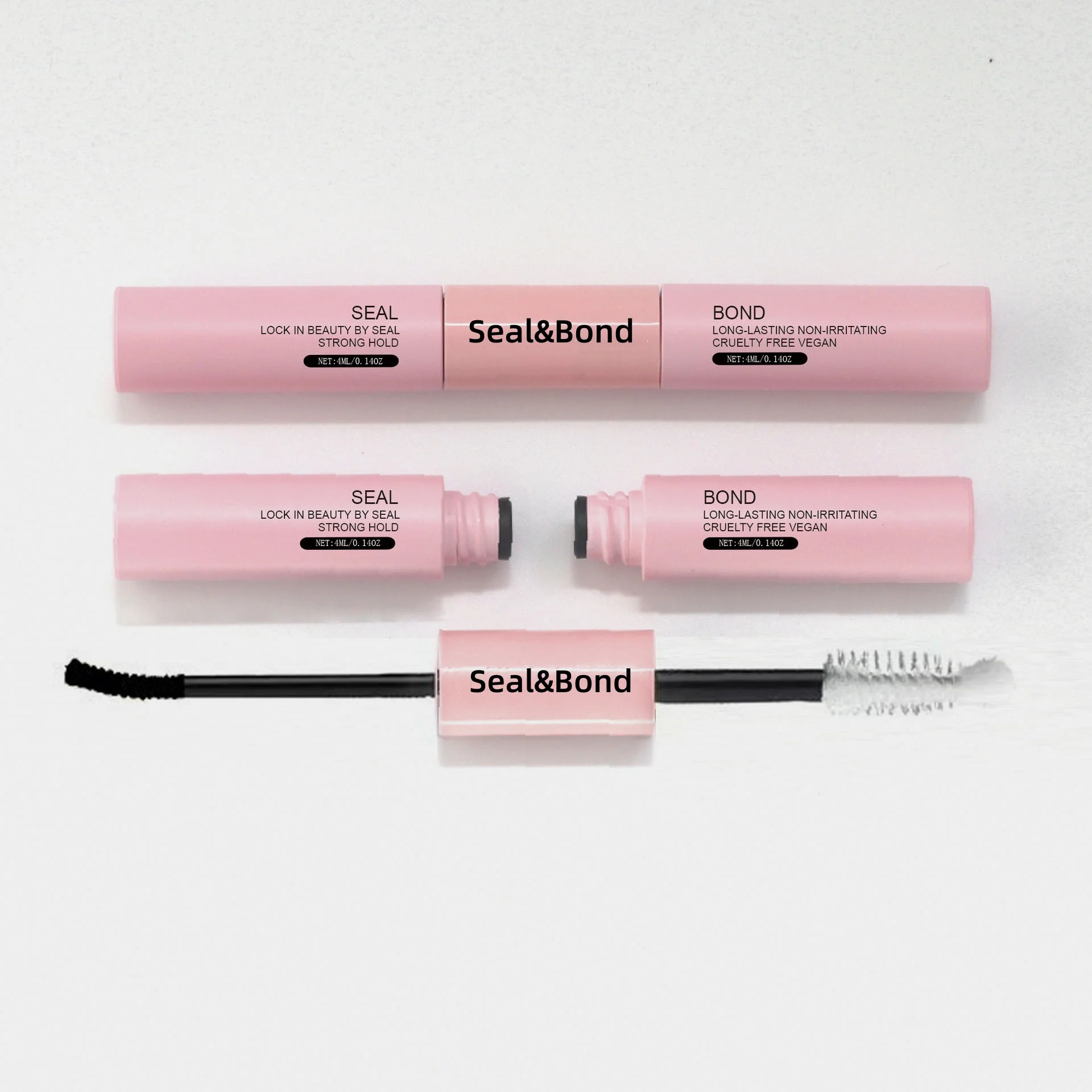 Lash Bond and Seal 10ml Individual Lashes Glue and Seal Super Strong Hold Lash Extension and Lash Glue Remover 5ml Tweezers Kit