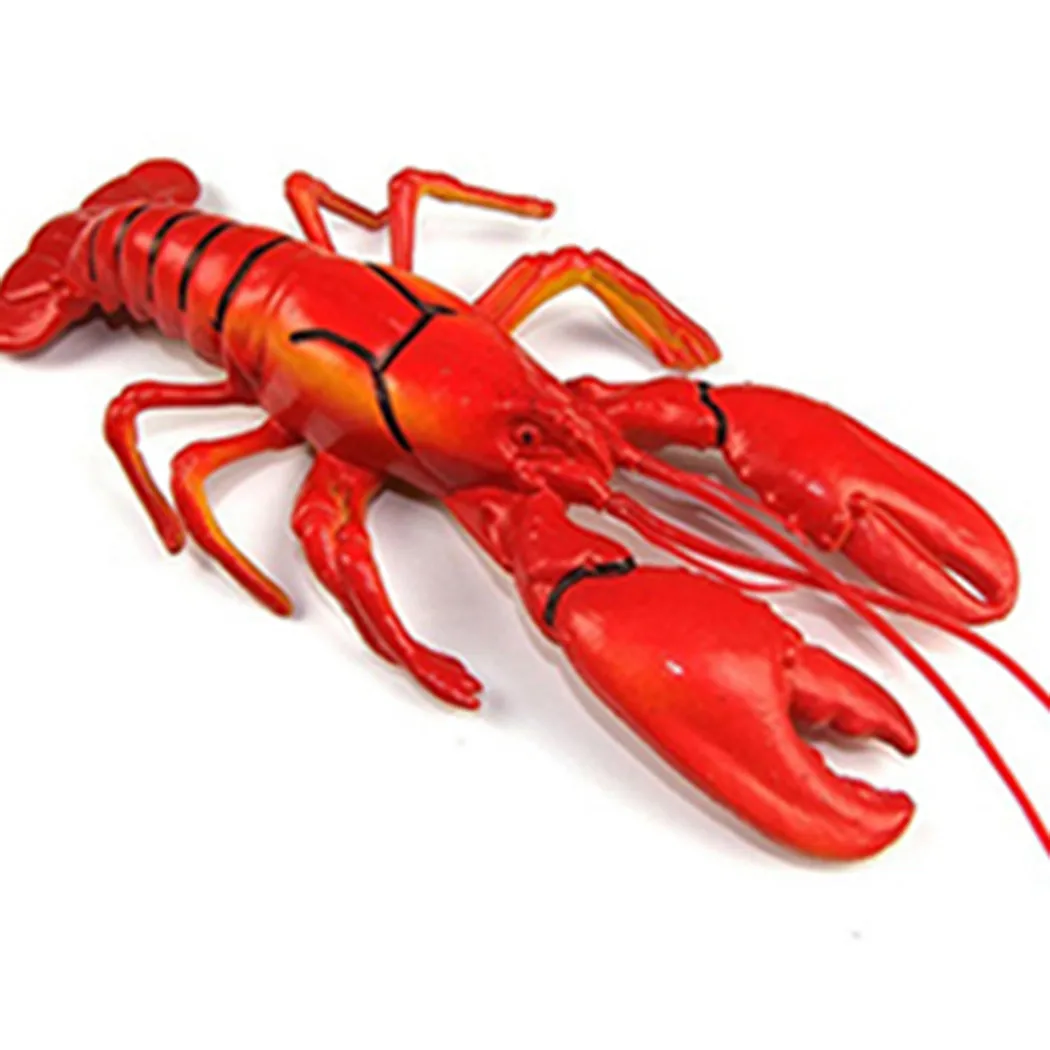 Model Emulated Shrimp Ornaments Replacement Spare Part 36x13cm Accessories Artificial Big Decoration For Dispaly