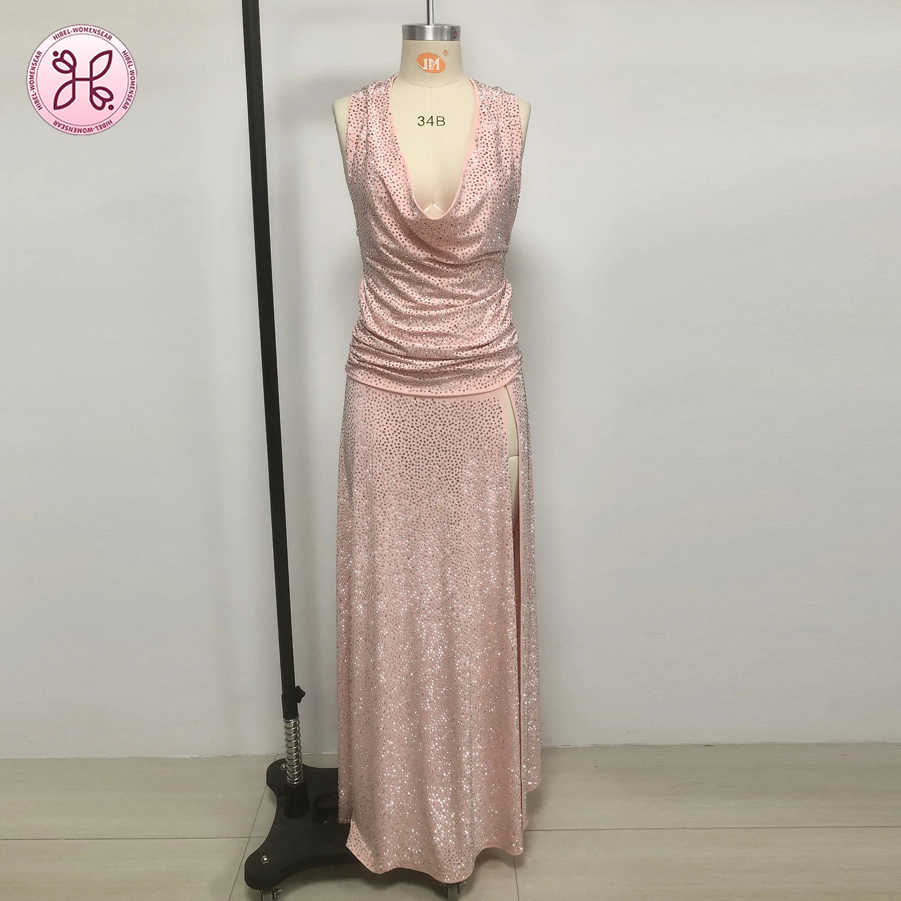 Vestido Couture Glitter - Cristal incrustado com recortes estratégicos