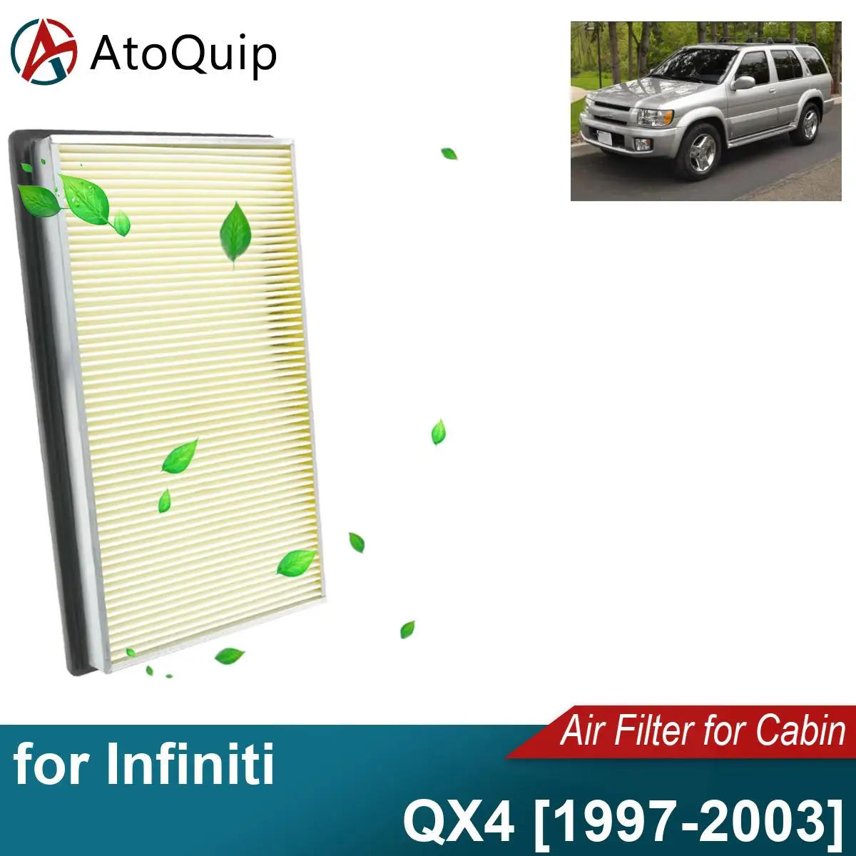 

Автомобильный воздушный фильтр CA4309 для Infiniti QX4 1997-2003 16546-0Z000 16546-70J10 16546-V0100 16546-V0110