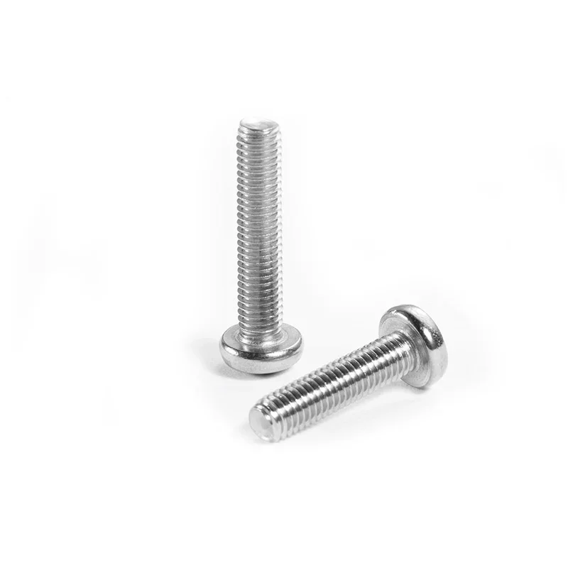 5/10/50 PCS M2 M2.5 M3 M4 M5 M6 DIN7985 GB818 304 Stainless Steel Cross Recessed Pan Head Screw Phillips TV Computer Bolts