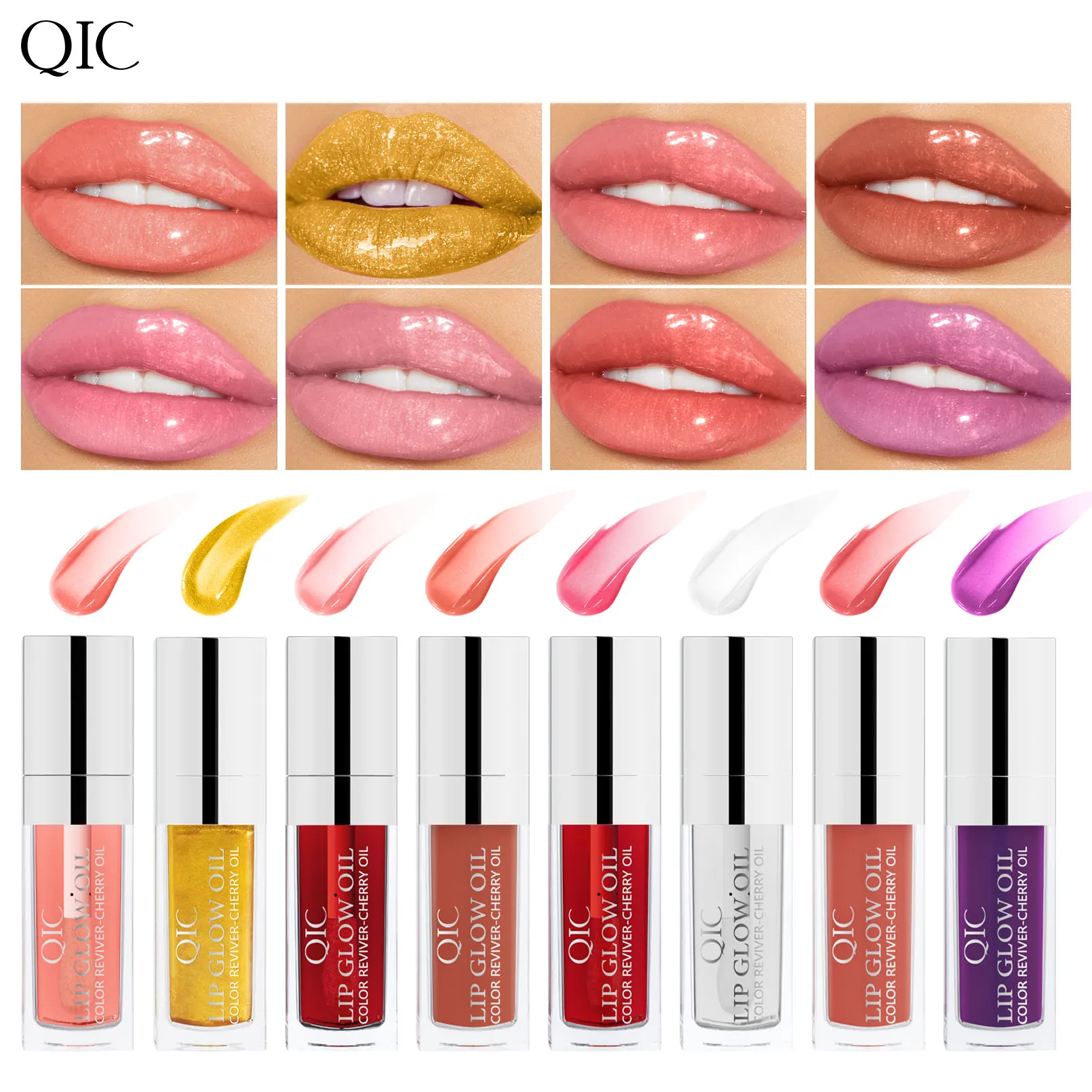 Crystal Jelly Moisturizing Lip Oil Plumping Lip Gloss Makeup Sexy Plump Lip Glow Oil Tinted Lip Plumper