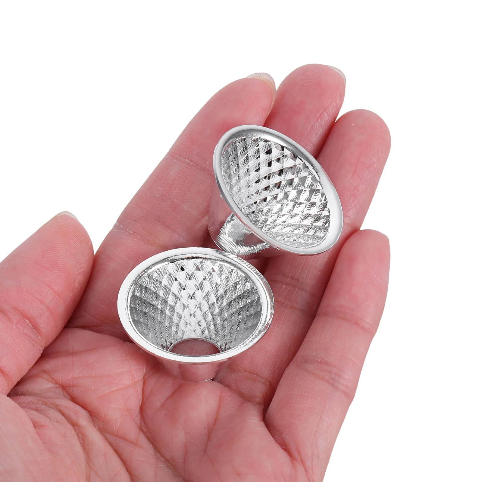 

2Pcs Spotlight Reflector Cups Flashlight Accessory Repair Replacement for LED Light Focused Beam Hiking Camping Outdoor Use