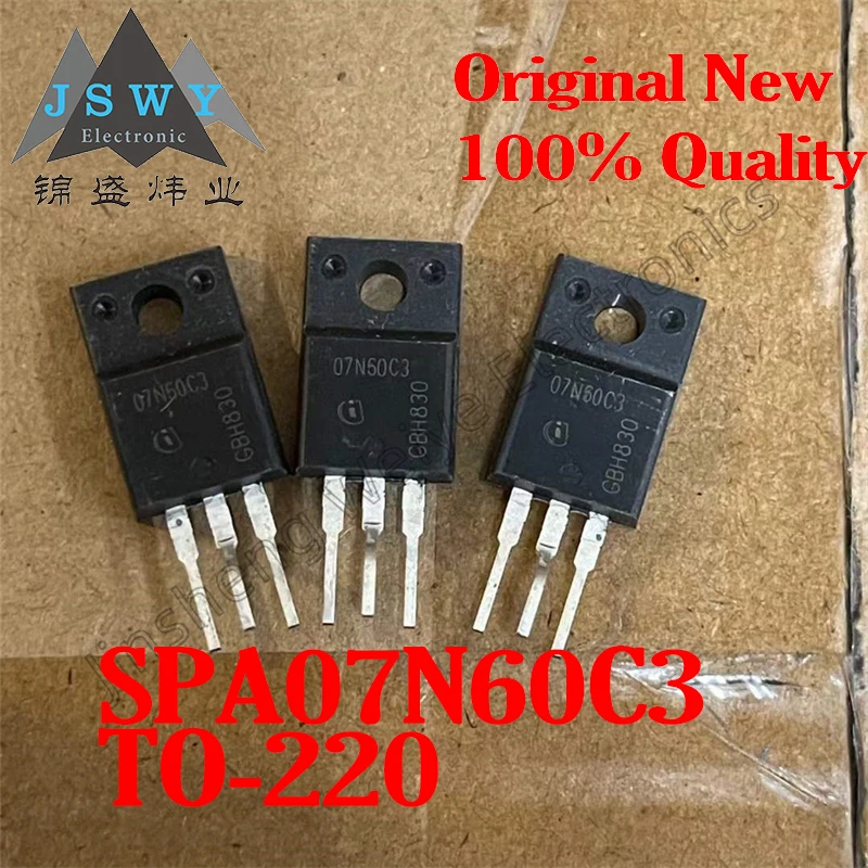 

(5-30 pcs) SPA07N60C3 07N60C3 TO-220F 650V 7.3A N-Channel Power FET/100% brand new and original in stock/fast shipment
