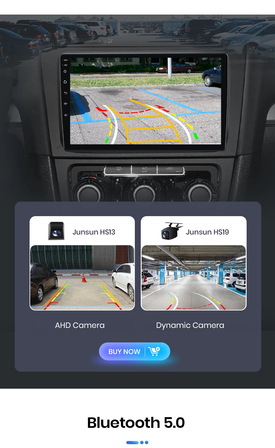 Junsun Autoradio für VW VOLKSWAGEN VW GOLF 6 2008 2009-2016 CarPlay Android Auto FM RDS DSP BT GPS Navi SWC HD IPS Touchscreen Plug & Play Multimedia-Player Freisprecheinrichtung Original-Autostil-Haupteinheit – Detail 16