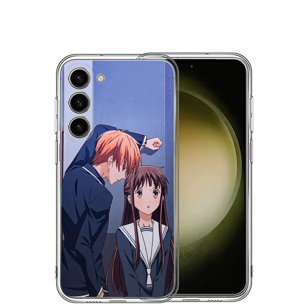 Anime F-Fruit B-Baskets Phone Case For Samsung Galaxy A71,70,52,40,51,31,A50,21S,30S,Note20,Transparent ,Cover