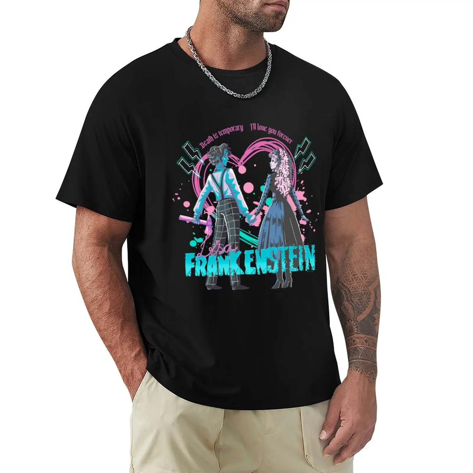 

80s aesthetic- Lisa fRanKensTEin T-Shirt Blouse blanks summer clothes t shirts for men pack