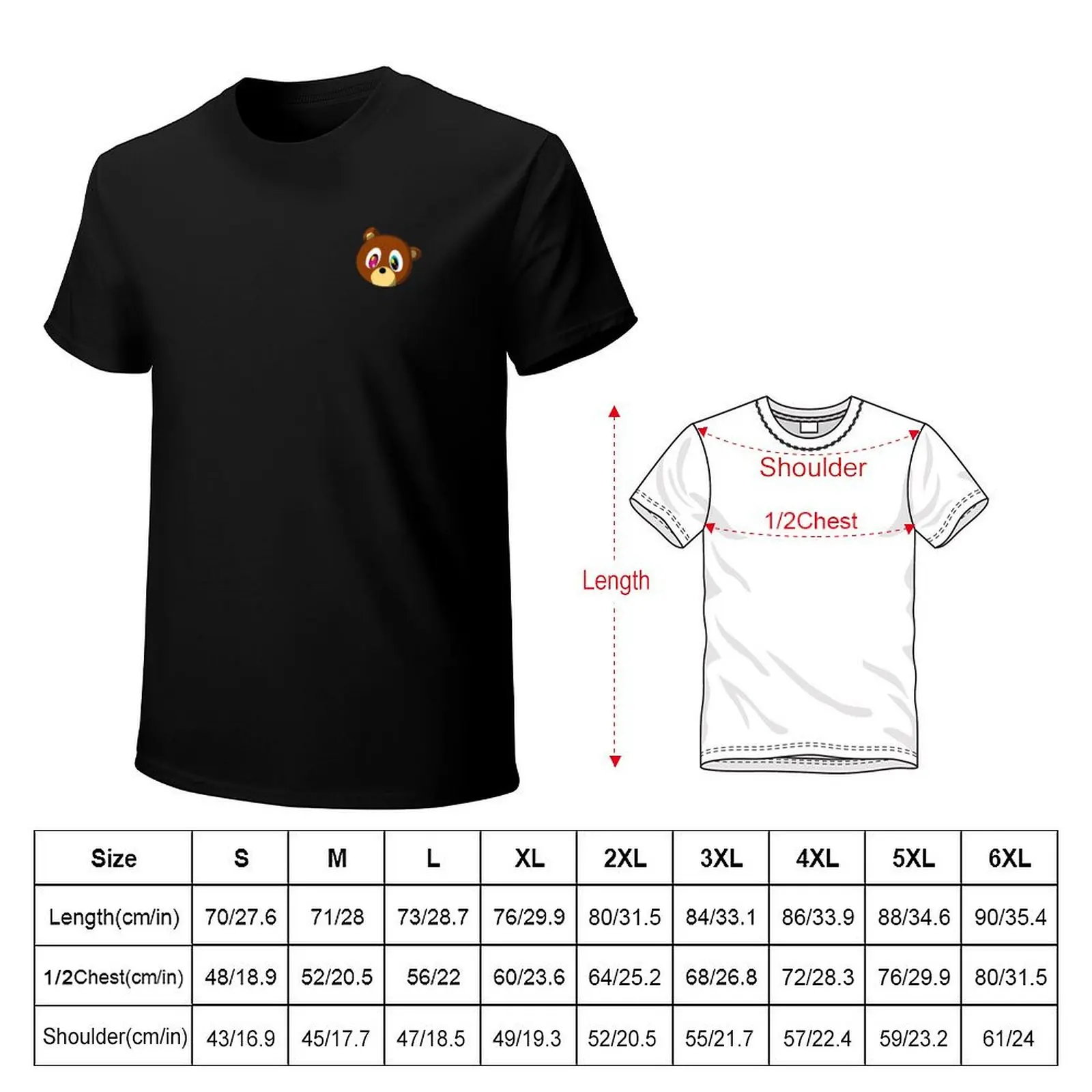 Dropout Bear Kanye T-Shirt Simple Graphic Design T-Shirt