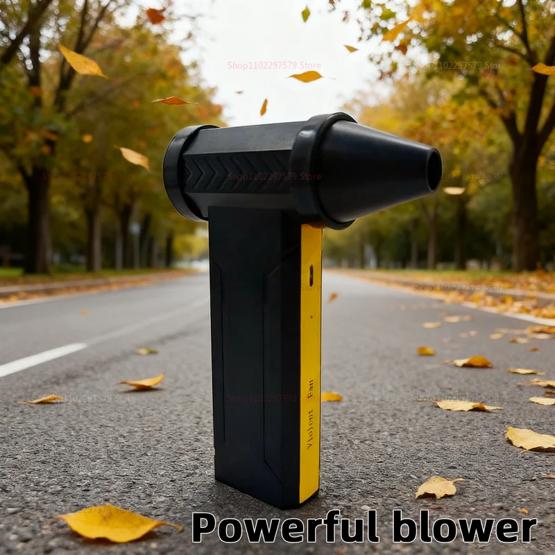 

Turbojet Fan High Speed Mini Blower 60M/S Powerful Air Fan 160000RPMBrushless Motor Portable Turbo Jet Fan with 10000mAh Battery