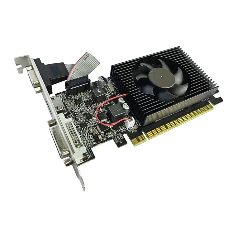 GTX730 4G D3 Half-Height Knife Graphics Card - Small Case & All-in-One Compatible, Supports 10th/11th Gen CPUs