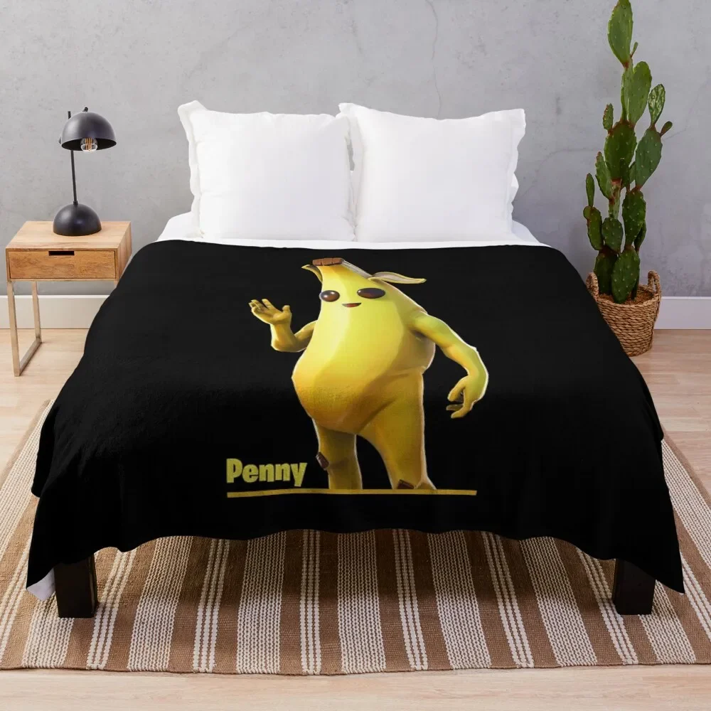 Peely Throw Blanket Travel Cute Blankets