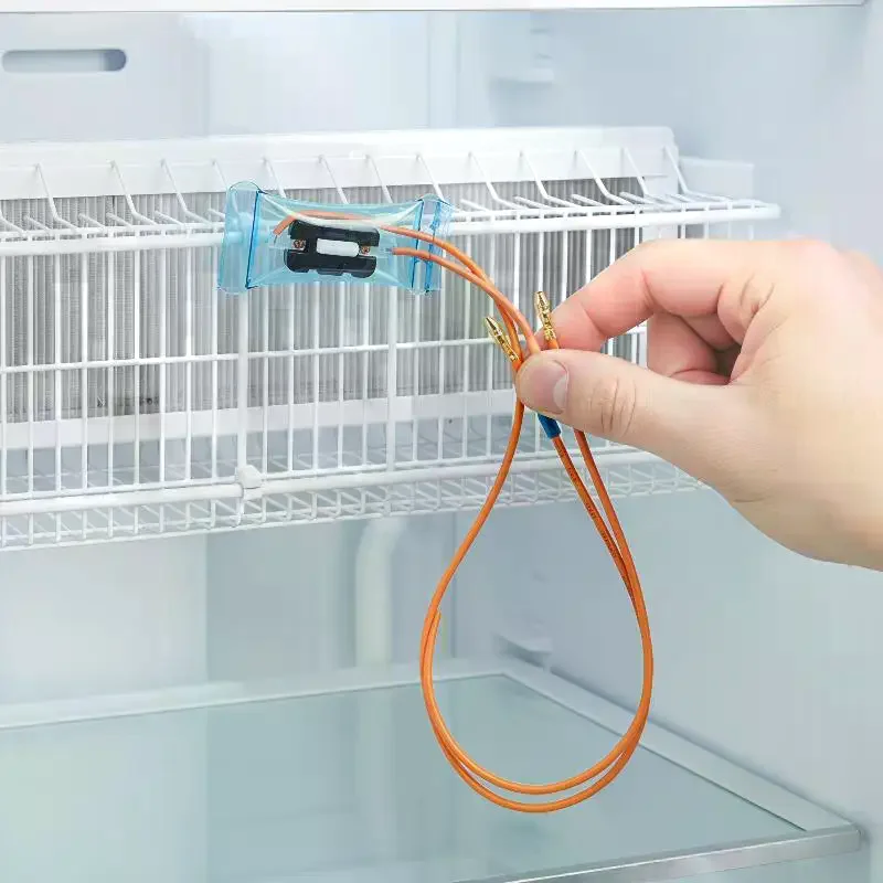Durable Home Appliance 2 Wire Refrigerator Defrost Thermostat Bimetallic 8115 Degrees for Consistent Use