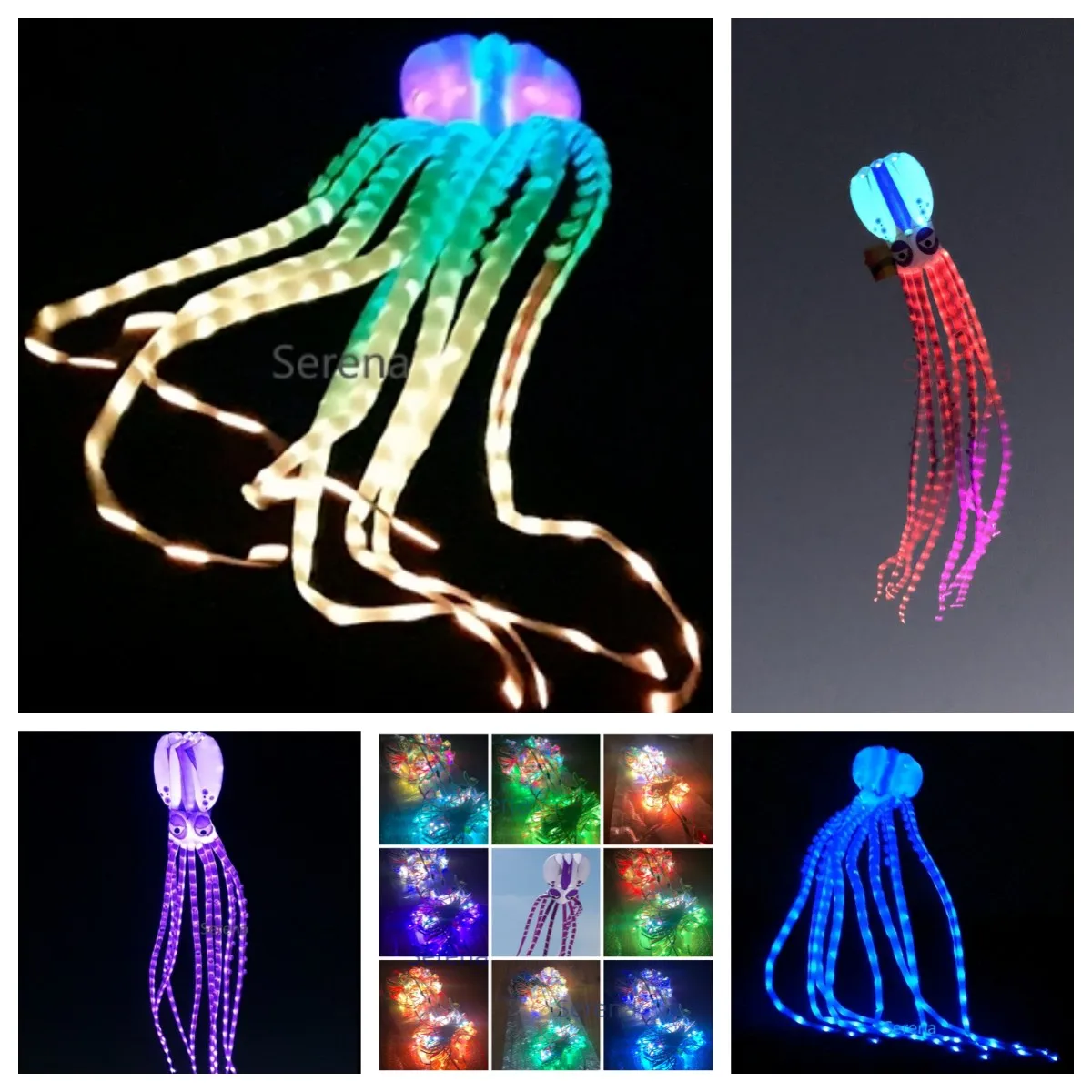 

LED lights for 18m octopus kite in high brightness not including flying kite but just the lights