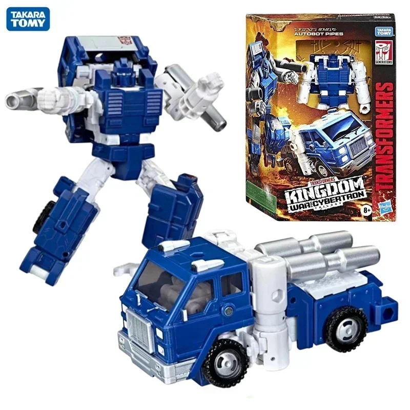 In Stock Transformation Toys Masterpiece Kingdom War for Cybertron Series Pipe Slammer Action Figure Toy Collectible Gift