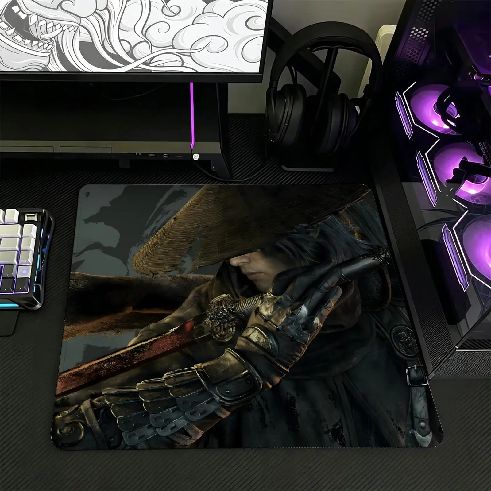 New game Phantom Blade Zero Regular gaming mouse pad  Office mouse pad Laptop desk mat Stitched edge S/M/L size mouse pad