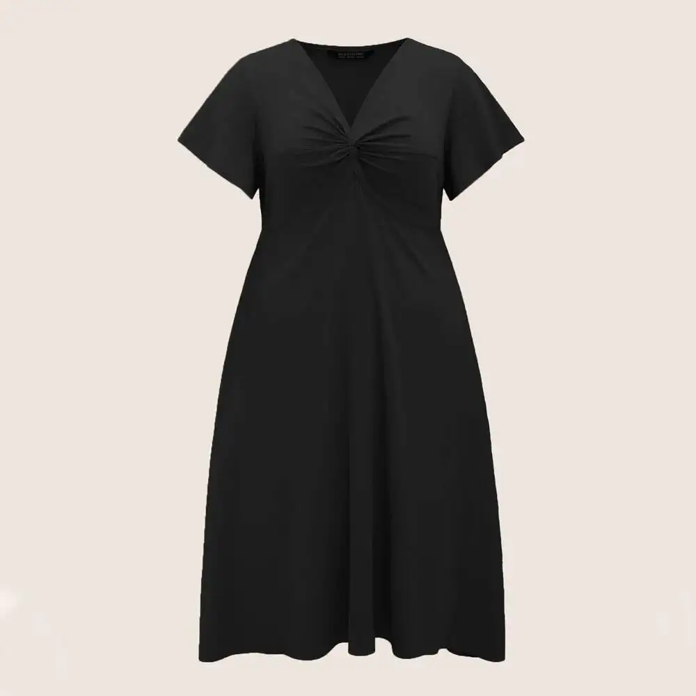 

Женское платье большого размера с эффектом утяжки талии, летнее, новое, 2025 года, для вечеринок, повседневное, элегантное, в стиле Y2K