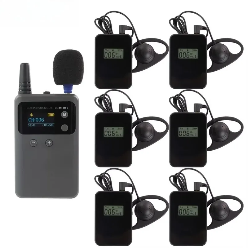 Wireless Audio Guide System Whispering Guide System for Tour Visits Conference Church Visits