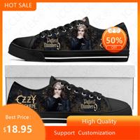 Ozzy Rock Singer Osbourne Low Top High Quality Sneakers Mens Womens Teenager Canvas Sneaker Casual Couple Shoes Custom Shoes