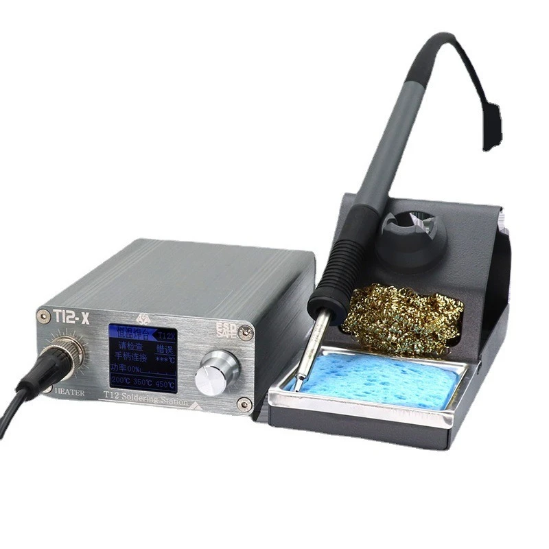 

High Power T12-X Electric Soldering Iron Portable Digital Display High Frequency Welding Table Mobile Phone