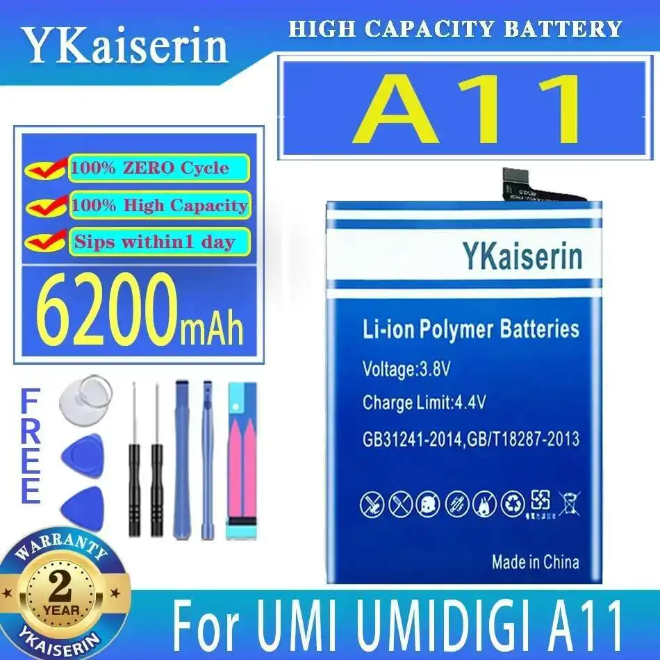 

6200Mah Mobile Phone Battery Premium Replacement For Umi Umidigi A11