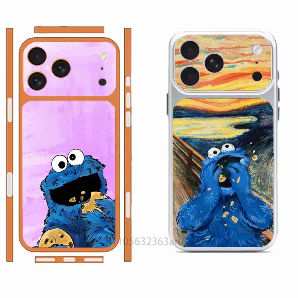 

Матовая защитная пленка Cartoon C-Cookies Monster HD с полным покрытием для iPhone 17 Pro Max 17 Pro