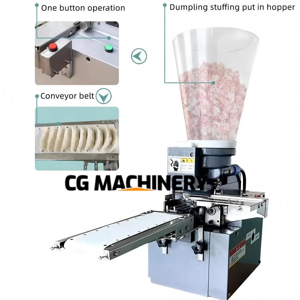 

Автоматическая машина для приготовления и начинки пельменей, аппарат для изготовления гёдза для малого бизнеса